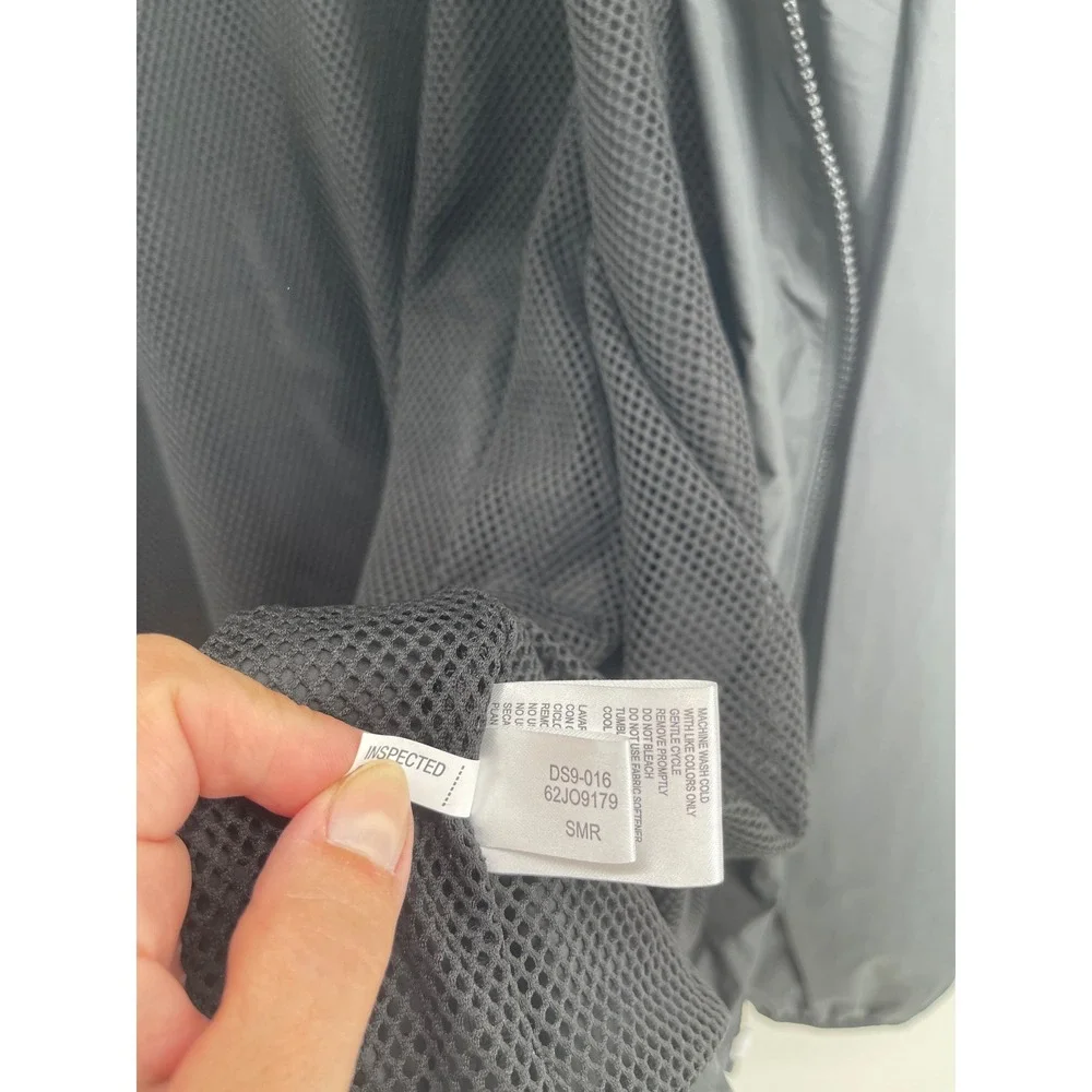 DKNY Sport MLB Seattle Mariners Windbreaker Jacket Full Zip Womens LG Black NEW - Picture 7 of 16